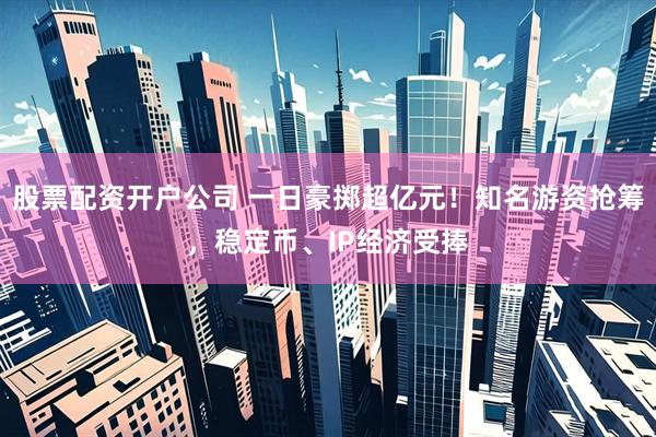股票配资开户公司 一日豪掷超亿元！知名游资抢筹，稳定币、IP经济受捧